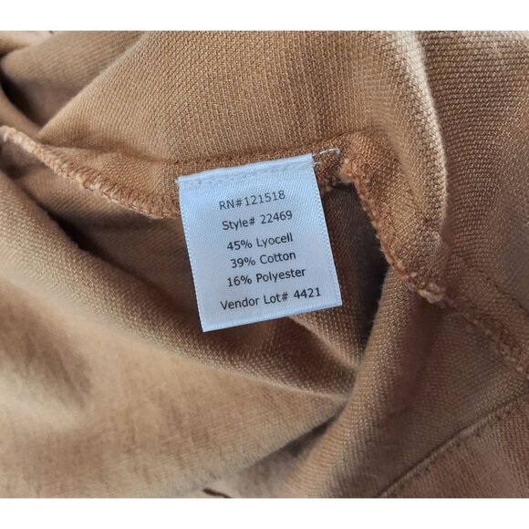National Womens Button-Up Jacket 3X Brown - Picture 4 of 7
